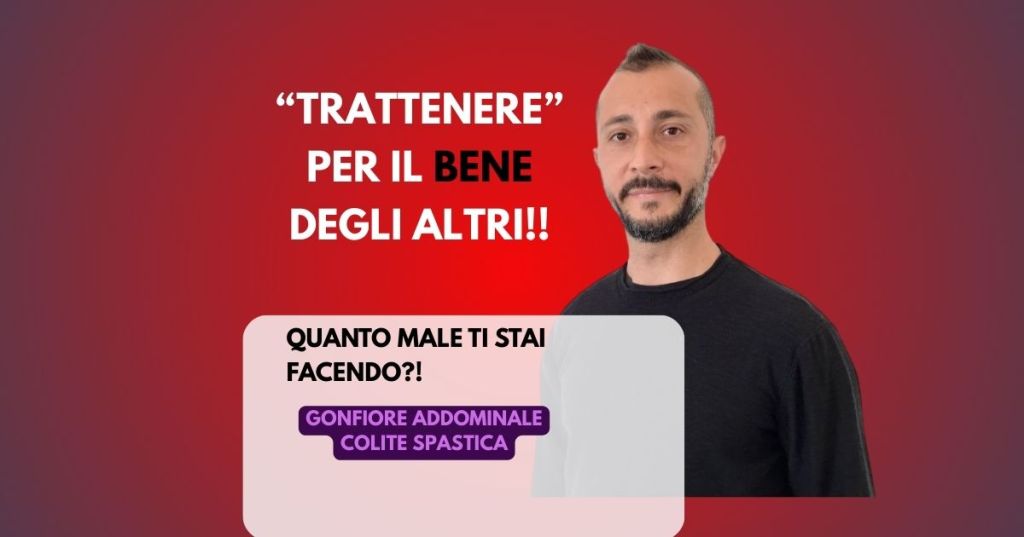 Il gonfiore addominale: Trattenere per il bene degli&nbsp;altri!